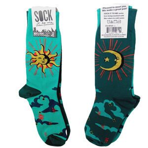 Sock It To Me Crew Men Women Sun Moon Star Cloud Uniquely WILL COMBO SHIP